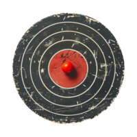 Dartboard isolated on transparent background png