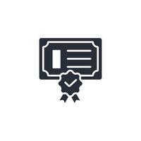 license icon. .Editable stroke.linear style sign for use web design,logo.Symbol illustration. vector