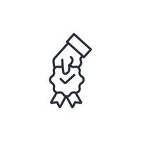official icon. .Editable stroke.linear style sign for use web design,logo.Symbol illustration. vector