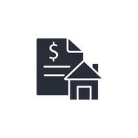 lease agreement icon. .Editable stroke.linear style sign for use web design,logo.Symbol illustration. vector