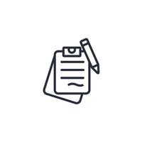 testament icon. .Editable stroke.linear style sign for use web design,logo.Symbol illustration. vector