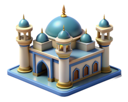 moschea 3d grafico png