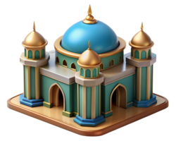 mezquita 3d diseño png