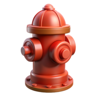 Fire Hydrant 3d Rendering png