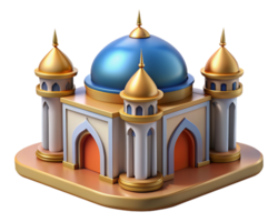 Mosque 3d Render png