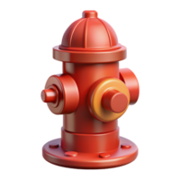 Fire Hydrant 3d Ornament png