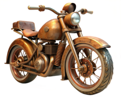 antico motociclo 3d stile png