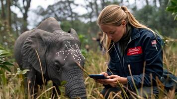 Wildlife conservationist Preserving wild elephants For research in treating and helping wild animals video