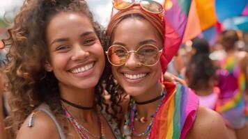 Couple volunteers at the LGBTQ center, helping organize community support programs and events. video