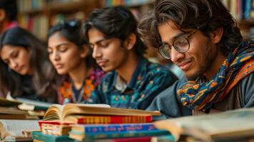 une Nouveau génération de telugu adolescents dans leur de bonne heure Années 20 sont en train de lire pour le premier temps. video