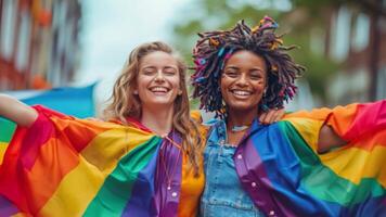 Couple volunteers at the LGBTQ center, helping organize community support programs and events. video