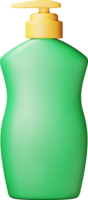 3d Plastik Flasche mit Spender Pumpe png