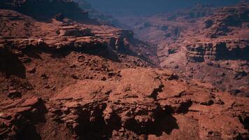 Crimson Majesty, Gazing Upon the Awe-Inspiring Vistas of a High-View Canyon video