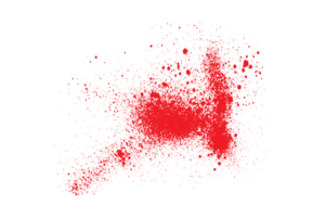 red color blood paint splatter brush stroke png