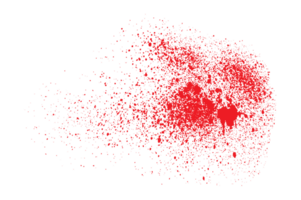 Distress red color bleed paint splatter background png