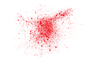 Splash red color blood splatter png