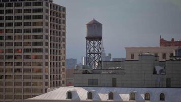 A magnificent tall building adorned with sleek architectural lines video