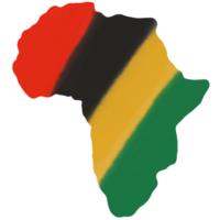 africano mapa para diecinueve de junio libertad día. png