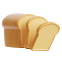 Bread 3d Illustration png