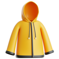 imperméable 3d illustration png