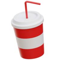 zacht drinken 3d illustratie png