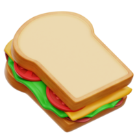 Sandwich 3d Illustration png