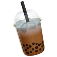 Bubble Tea 3d Illustration png