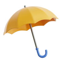 ilustração 3d de guarda-chuva png