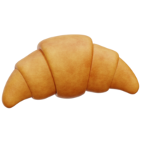 ilustração 3d de croissant png