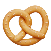 Brezel 3d Illustration png