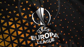 The symbol of the UEFA Europa League.Motion.Abstraction The UEFA Europa League is an annual international football tournament among clubs, founded in 1971 under the name of the UEFA Cup. video