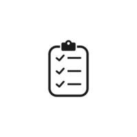 Todo list icon. Task icon. Clipboard icon vector