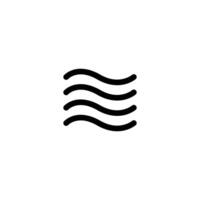 Wind icon. Air icon. Wave icon vector