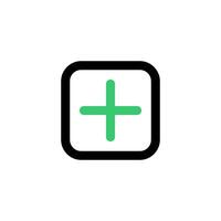 Plus icon. Add icon. vector