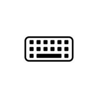 keyboard icon. keyboard vector