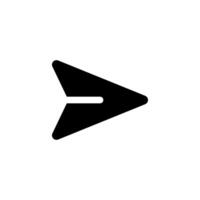 Send icon. Submit icon. Arrow icon vector