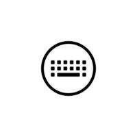 keyboard icon. keyboard vector