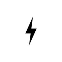 Lightning icon. Thunder icon. vector