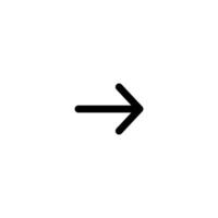 Arrow icon. Right Arrow icon vector