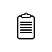 Clipboard icon. Task icon. Todo list icon vector