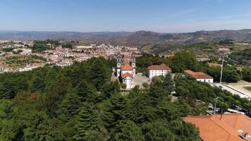 ciudad de lamego Portugal aéreo ver video