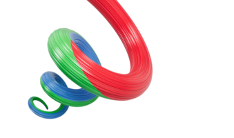 3d Flag of Eritrea 3d Spiral Glossy Ribbon Of Eritrea, 3d illustration png