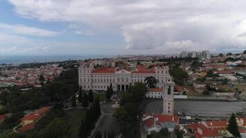 Lissabon Stadtbild Portugal Antenne Aussicht video