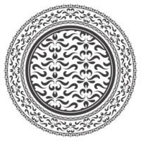 etnico mandala. mandala floreale ornamentale circolare modello. etnico senza soluzione di continuità il giro modello. Vintage ▾ tribale ornamento. classico antico lusso elemento. decorativo per tessile, tessuto, tappeto, tatuaggio. png