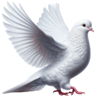 Generated Ai Dove flying png