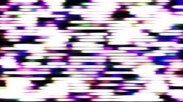 vistoso horizontal líneas con trazos movimiento. borroso horizontal rayas con brillante color gradientes Moviente rayas con vistoso golpes video