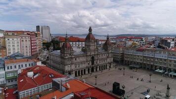 ciudad de coruña España aéreo ver video