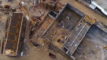 Construction Aerial View video