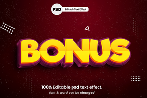 prima 3d editable texto efecto psd