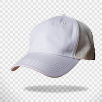 white cap on isolated background psd